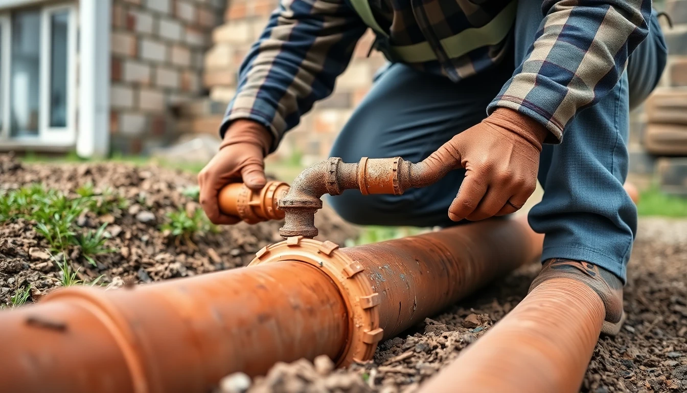 Clay Sewer Pipe Replacement